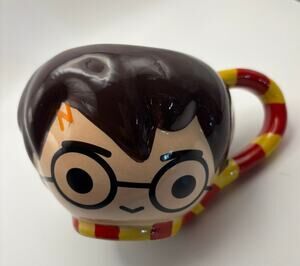 Harry Potter Modern Gourmet Foods 3D Character Mug Gryffindor Scarf Handle